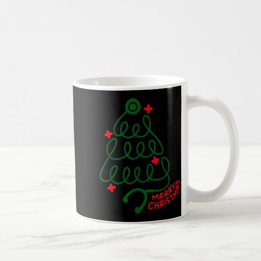 Mug Merry Christmas Stethoscope Nurse Cna Xmas Holiday (Droite)