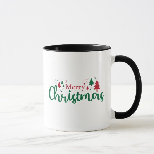 Mug Merry Christmas Tree Holiday Mug, 11 oz (Droite)