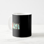 Mug Merry Christmas Tree Plaid Mimi Aesthetic Mom Mama (Devant gauche)