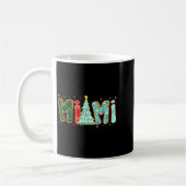 Mug Merry Christmas Tree Plaid Mimi Aesthetic Mom Mama (Gauche)