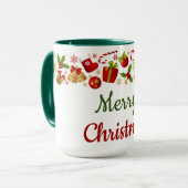 Mug Merry Christmas Trimmings (Devant gauche)