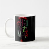 Mug Merry Christmas Tygraphy Lettering Colorful T Shir (Gauche)