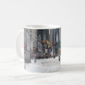 Mug Merry Christmas Winter Snow New York City (Devant gauche)