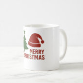 Mug Merry Christmas with a cute knitted feel (Devant droit)