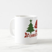 Mug Merry Christmas with a cute knitted feel (Devant gauche)