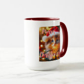 Mug Merry Christmeows! Cat (Devant droit)