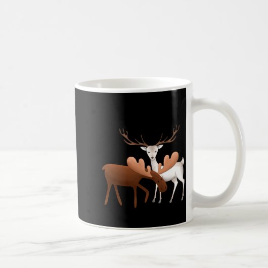 Mug Merry Christmoose Happy New Deer T Shirt (Droite)