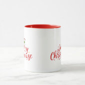 Mug Merry Christsouris joyeux petite souris (Centre)