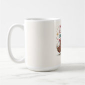 Mug Merry Cluckin Christmas Chickens Personalized (Gauche)