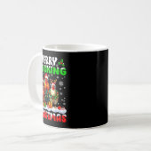 Mug Merry Clucking Christmas Funny Chicken Santa Hat X (Devant gauche)