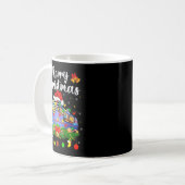 Mug Merry Cruisemas Xmas Lighting Santa Cruise Ship Ch (Devant gauche)