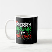 Mug Merry Drunk Je suis Noël Drôle Père Noël Joke Xmas (Gauche)