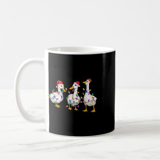 Mug Merry Duckmas Funny Canard Noël Canard de Noël (Gauche)