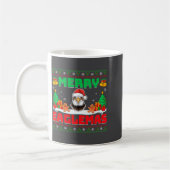 Mug Merry Eaglemas - Eagle Wearing Santa Hat Ugly Chri (Gauche)