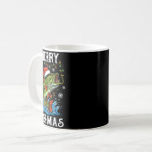 Mug Merry Fishmas Santa Fishing Lovers Funny Fisherman (Devant gauche)