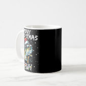 Mug Merry Fishmas Santa Fishing Lovers Funny Fisherman (Devant gauche)