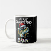 Mug Merry Fishmas Santa Fishing Lovers Funny Fisherman (Gauche)