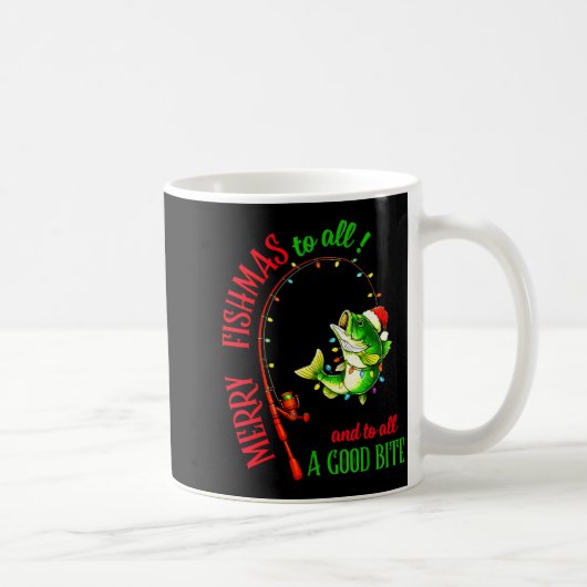 Mug Merry Fishmas To All Fishing Fisherman's Funny Chr (Droite)