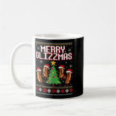 Mug Merry Glizzmas Funny Merry Christmas Hotdogs Xmas (Gauche)