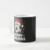 Mug Merry Goalmas France - Funny Soccer Christmas (Devant gauche)