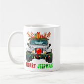 Mug Merry Jeepmas Ugly Light Reindeer Christmas  (Gauche)