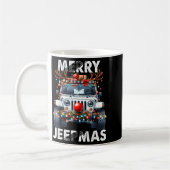 Mug Merry Jeepmas Ugly Light Reindeer Christmas  (Gauche)