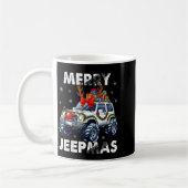 Mug Merry Jeepmas Ugly Light Reindeer Christmas  (Gauche)