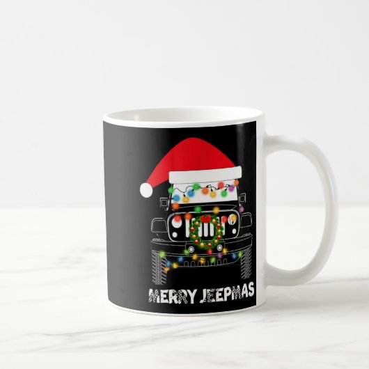Mug Merry Jeepmas Ugly Light Reindeer Christmas Long S (Droite)