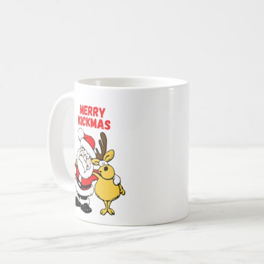 Mug Merry Kickmas (Devant gauche)