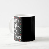 Mug Merry Kickmas Funny Christmas Soccer Xmas  (Devant gauche)