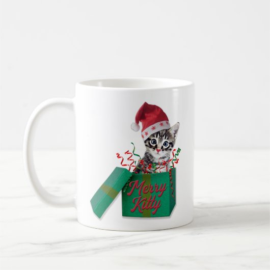 Mug Merry Kitty, Joyeux Noël (Gauche)