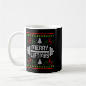 Mug Merry Liftmas - Trainer Ugly Style Christmas  (Gauche)