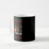 Mug Merry Marcus Ugly Christmas Sweater Funny The Worm (Devant gauche)