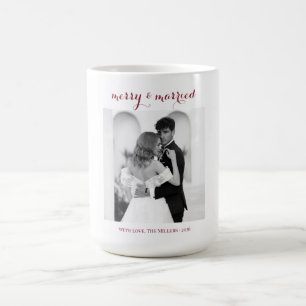 Mug Merry & Married - Noël des jeunes mariés personnal