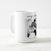 Mug Merry & Married - Personalized Newlywed Christmas  (Devant gauche)