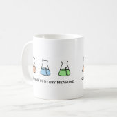 Mug Merry Mesure Chimie Science Erlenmeyer Vacances (Devant gauche)