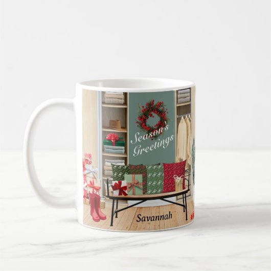 Mug Merry Mudroom Scène (Gauche)