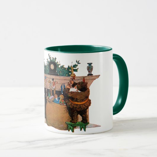 Mug Merry Old Christmas Elf, Jessie Willcox Smith (Devant droit)