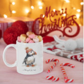 Mug Merry Puffin, personnalisé