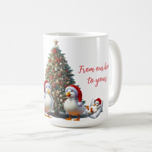 Mug Merry Quackmas Duck (Devant droit)