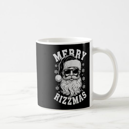 Mug Merry Rizzmas Funny Christmas Santa Claus Happy Ch (Droite)