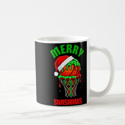 Mug Merry Swishmas Basketball Ugly Christmas Xmas Men (Droite)