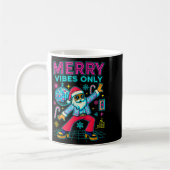 Mug Merry Vibes Only Santa Christmas Disco Retro 70s 8 (Gauche)