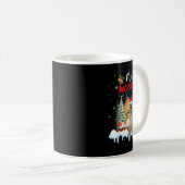 Mug Merry Woofmas Berger belge Chien de Noël (Devant droit)