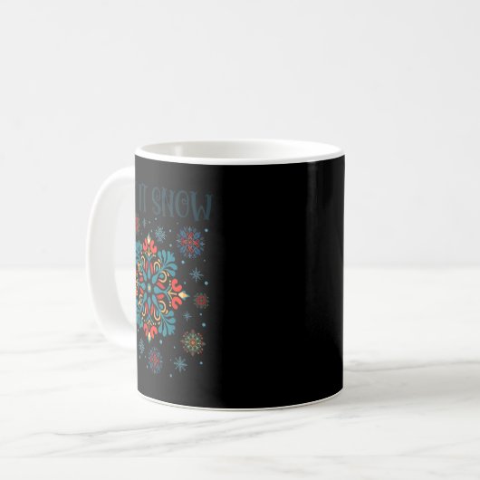 Mug Merry Yule Winter Solstice God Jul Swedish Xmas Le (Devant gauche)