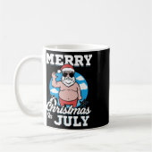 Mug Merrychristmas In July Funny Santa  (Gauche)