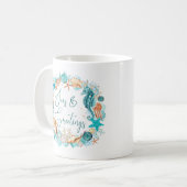 Mug MERS Côtières et SAVOIRS Coquilles de cheval de me (Devant gauche)