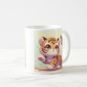 Mug Merveille dans les yeux d'un chaton (Devant droit)
