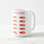 Mug Merveille de Noël à la langouste (Devant droit)