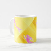Mug merveille sous-marine rose (Devant gauche)